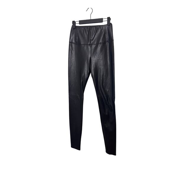 Wilfred Free Pants - Wilfred Free Faux Leather High Waisted Leggings Black Skinny Fit Size Small
